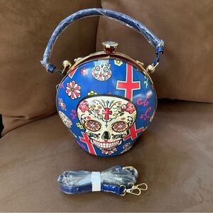 Cowgirl Trendy Sugar Skull Handbag NWT